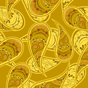 Bild-Nr: 9001975 Goldrausch Der Paisley Erstellt von: patterndesigns-com