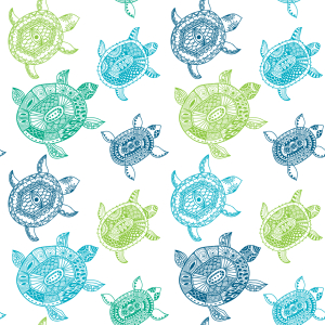 Bild-Nr: 9002265 Die Fantastische Reise Der Meeresschildkröten Erstellt von: patterndesigns-com