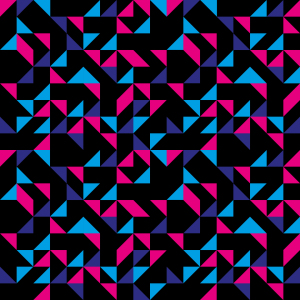 Bild-Nr: 9002400 Retro Dreiecke Erstellt von: patterndesigns-com