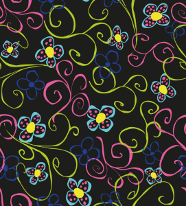 Bild-Nr: 9002770 Blumenwirbel Erstellt von: patterndesigns-com