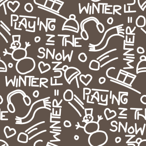 Bild-Nr: 9003011 Spiele im Schnee Dekor Erstellt von: patterndesigns-com