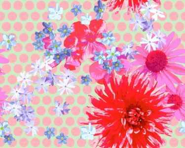 Bild-Nr: 9003127 Streublumen Auf Punkt Erstellt von: patterndesigns-com