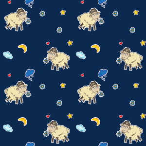 Bild-Nr: 9003882 Wundersame Schäfchen Träume Erstellt von: patterndesigns-com