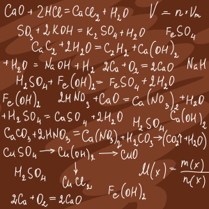 Bild-Nr: 9003992 Chemische Formeln Erstellt von: patterndesigns-com