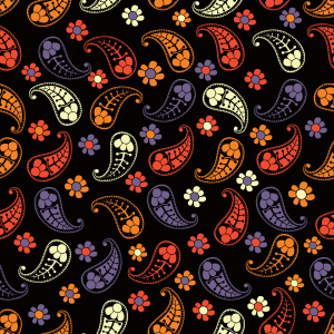 Bild-Nr: 9004008 Tanzende Paisleys Erstellt von: patterndesigns-com