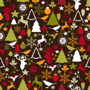 Bild-Nr: 9004390 Weihnachten Im Wald Erstellt von: patterndesigns-com