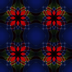 Bild-Nr: 9004644 Kaleidoskopische Blumen Erstellt von: patterndesigns-com