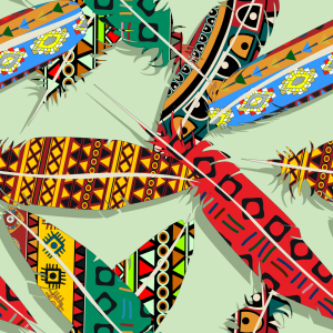 Bild-Nr: 9004969 Federn Im Frühling Erstellt von: patterndesigns-com