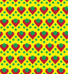 Bild-Nr: 9005013 Herzige Erdbeeren Erstellt von: patterndesigns-com