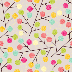 Bild-Nr: 9005089 Süsse Lollies Wachsen Auf Bäumen Erstellt von: patterndesigns-com