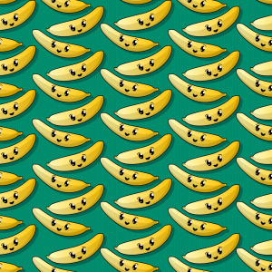 Bild-Nr: 9005167 Happy Banana Erstellt von: patterndesigns-com