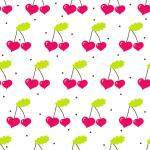 Bild-Nr: 9005520 Herzkirsch Erstellt von: patterndesigns-com