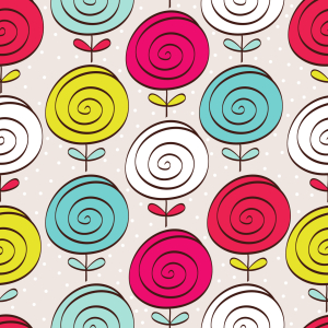 Bild-Nr: 9005831 Lollipop Blumen Erstellt von: patterndesigns-com