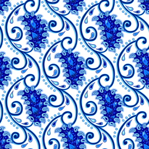 Bild-Nr: 9005927 Paisley Porzellan Erstellt von: patterndesigns-com