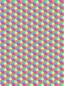 Bild-Nr: 9005971 Sommerliche Hexagons Erstellt von: patterndesigns-com