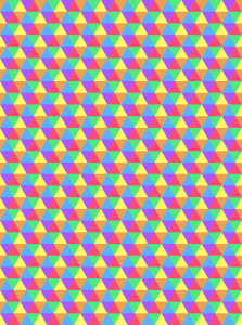Bild-Nr: 9005971 Sommerliche Hexagons Erstellt von: patterndesigns-com