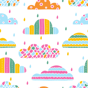 Bild-Nr: 9005974 Patchwork Wölkchen Erstellt von: patterndesigns-com