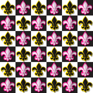 Bild-Nr: 9006024 Fleurs De Lis Schachmatt Erstellt von: patterndesigns-com