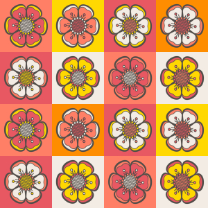 Bild-Nr: 9006309 Böhmisches Blumen Patchwork Erstellt von: patterndesigns-com