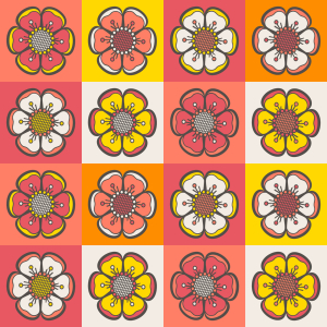 Bild-Nr: 9006309 Böhmisches Blumen Patchwork Erstellt von: patterndesigns-com