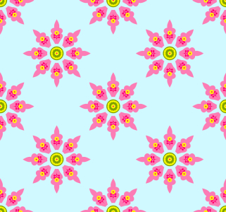 Bild-Nr: 9006694 Blümchen Aus Dem Orient Erstellt von: patterndesigns-com