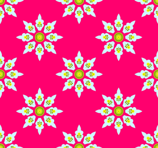 Bild-Nr: 9006724 Blümchen Aus Indien Erstellt von: patterndesigns-com