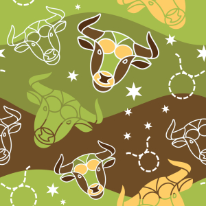 Bild-Nr: 9006731 Im Sternzeichen Stier Erstellt von: patterndesigns-com