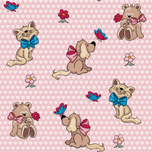 Bild-Nr: 9006745 Niedliche Kuschel Tiere Erstellt von: patterndesigns-com