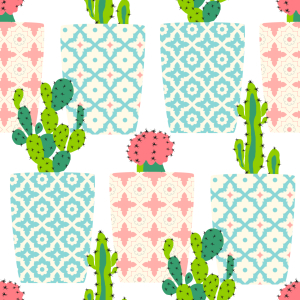 Bild-Nr: 9007047 Kaktus Töpfe Erstellt von: patterndesigns-com