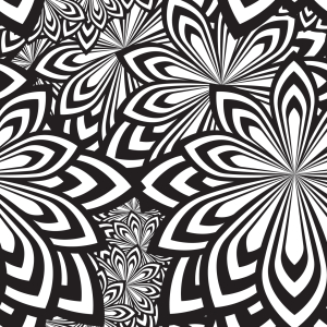 Bild-Nr: 9007661 Psychedelische Blumen Erstellt von: patterndesigns-com