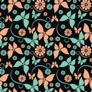 Bild-Nr: 9007715 Vintage Schmetterlinge Erstellt von: patterndesigns-com