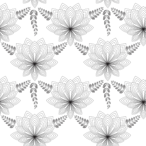 Bild-Nr: 9007891 Art Deco Blume Erstellt von: patterndesigns-com