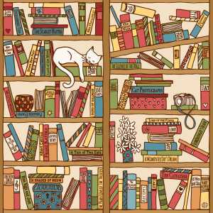 Bild-Nr: 9007994 Nickerchen Zwischen Büchern Erstellt von: patterndesigns-com