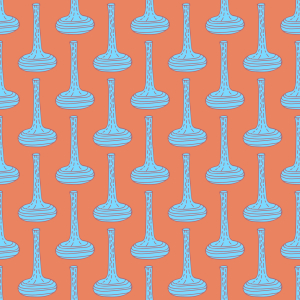 Bild-Nr: 9008173 Boho Doodle Vasen Erstellt von: patterndesigns-com