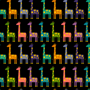 Bild-Nr: 9008340 Giraffen Parade Erstellt von: patterndesigns-com