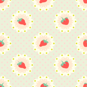 Bild-Nr: 9008555 Retro-Erdbeeren Erstellt von: patterndesigns-com