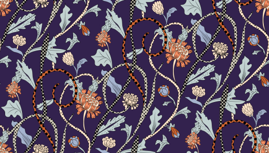 Bild-Nr: 9008575 Leopard Blumen Erstellt von: patterndesigns-com