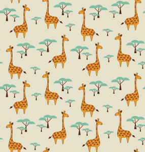 Bild-Nr: 9008651 Niedliche Giraffen Erstellt von: patterndesigns-com