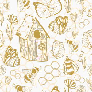 Bild-Nr: 9008721 Honig Wiesen Erstellt von: patterndesigns-com