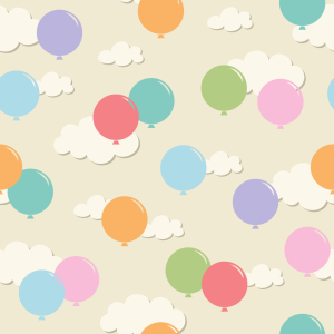 Bild-Nr: 9008938 Luftballons In Den Wolken Erstellt von: patterndesigns-com