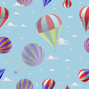 Bild-Nr: 9009069 Heissluftballonfahrt In den Wolken Erstellt von: patterndesigns-com