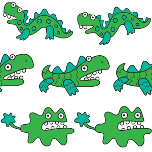 Bild-Nr: 9009206 Gute Monster Erstellt von: patterndesigns-com