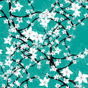 Bild-Nr: 9009275 Blühender Baum Erstellt von: patterndesigns-com