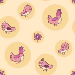 Bild-Nr: 9009313 Huhn Und Küken Erstellt von: patterndesigns-com