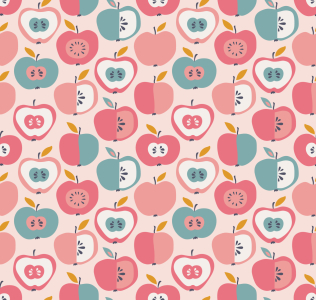 Bild-Nr: 9009403 Äpfel Überall Erstellt von: patterndesigns-com