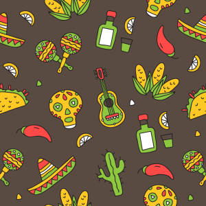 Bild-Nr: 9009540 Mexikanische Party Erstellt von: patterndesigns-com