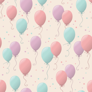 Bild-Nr: 9009618 Geburtstag Ballons Erstellt von: patterndesigns-com