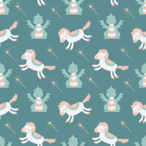 Bild-Nr: 9009631 Pferd und Drache Erstellt von: patterndesigns-com