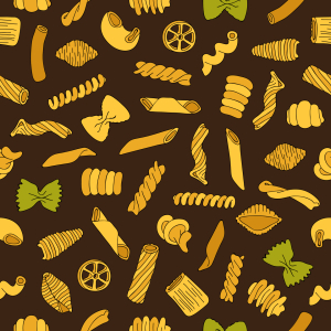 Bild-Nr: 9009636 Italienische Nudeln Erstellt von: patterndesigns-com
