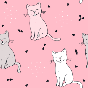 Bild-Nr: 9009812 Lächelnde Katze Erstellt von: patterndesigns-com